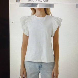 English Factory puffed sleeve top